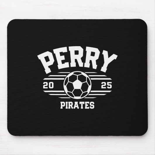Perry-Piraten-Fußball-Byll 2025 Mousepad (Vorne)