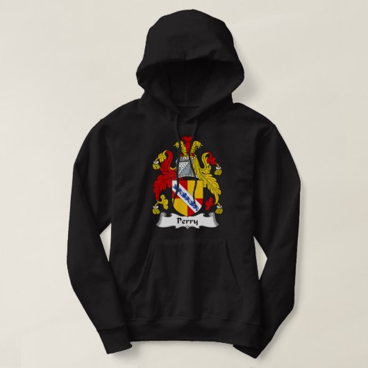 Perry-Wappen Familienwappen Hoodie (Design vorne)