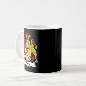 Perry-Wappen Familienwappen Kaffeetasse (Vorderseite Links)