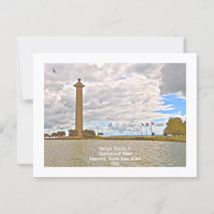 Perrys Sieg und internationale Friedensdenkmal Postkarte