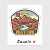 Perrytown, Arkansas Aufkleber (Blatt)