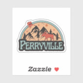 Perryville, Alaska-Sticker Aufkleber (Blatt)