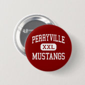 Perryville - Mustangs - Senior - Perryville Button (Vorne & Hinten)