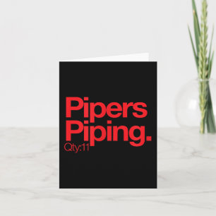 Pers ng Q11 Minimalistisch 12 Weihnachtstage Karte