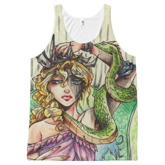 Persefone ganz über Druck-Shirt Komplett Bedrucktes Tanktop