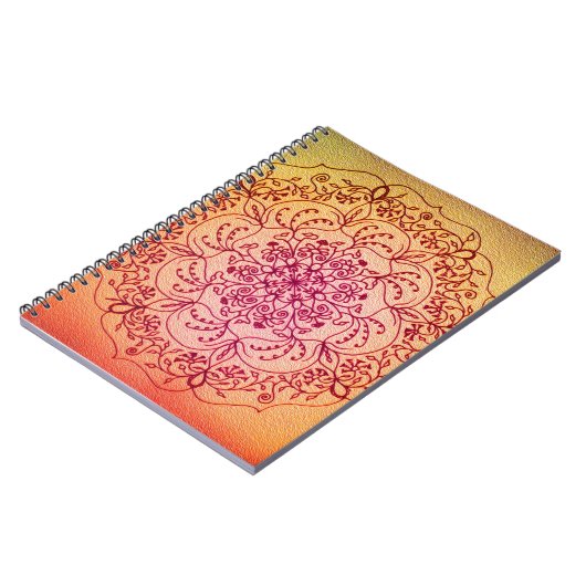 Perseid Mandala Notizblock (Linke Seite)