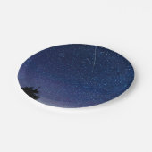 Perseid Meteor Shower Pappteller (Schrägansicht)