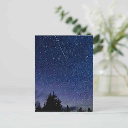 Perseid Meteor Shower Postkarte (Stehend Vorderseite)