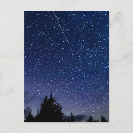 Perseid Meteor Shower Postkarte (Vorderseite)