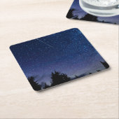 Perseid Meteor Shower Rechteckiger Pappuntersetzer (angewinkelt)
