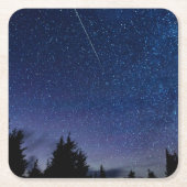 Perseid Meteor Shower Rechteckiger Pappuntersetzer (Vorderseite)