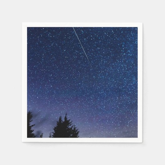 Perseid Meteor Shower Serviette (Vorderseite)