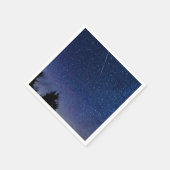 Perseid Meteor Shower Serviette (Ecke)