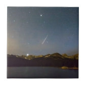 Perseid Meteorschauer-Inder-Spitzen Fliese (Vorderseite)