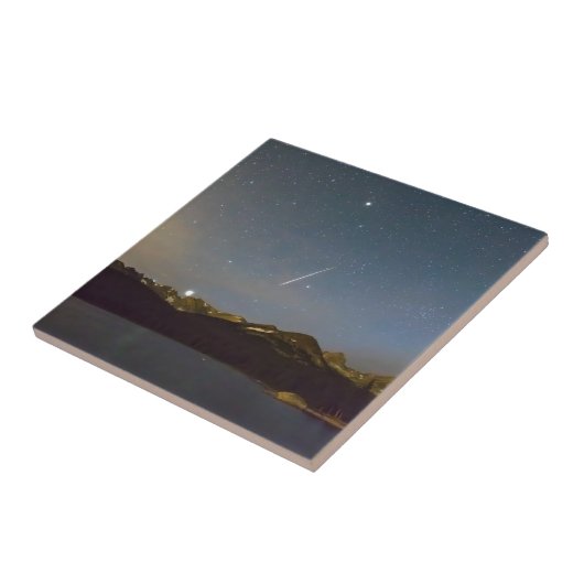 Perseid Meteorschauer-Inder-Spitzen Fliese (Seite)