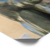 Perseo mit dem Kopf von Medusa Poster (Ecke)