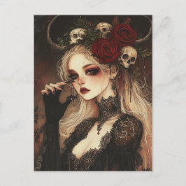 Persephone die Göttin der Unterwelt Postkarte
