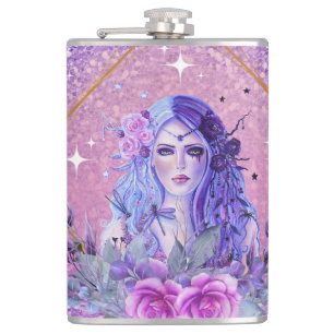 Persephone Goddess Art von Renee Thermal Tumbler Flachmann
