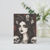 Persephone Goth Postkarte (Stehend Vorderseite)