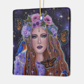 Persephone-Göttin von Renee L Lavoie Keramikornament (Links)