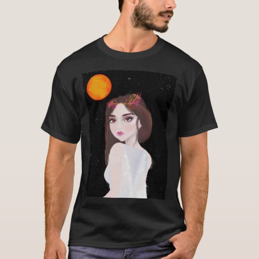 Persephone griechische Göttin Königin der Unterwel T-Shirt (Vorderseite)