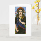 Persephone Gruß-Karte Karte (Gelbe Blume)