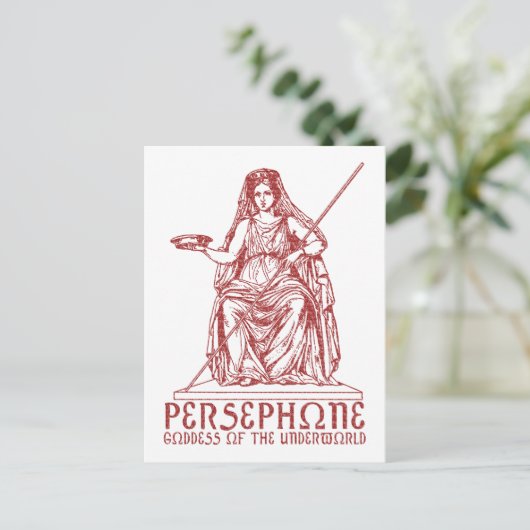 Persephone Postkarte (Stehend Vorderseite)