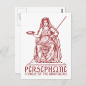 Persephone Postkarte (Vorne/Hinten)