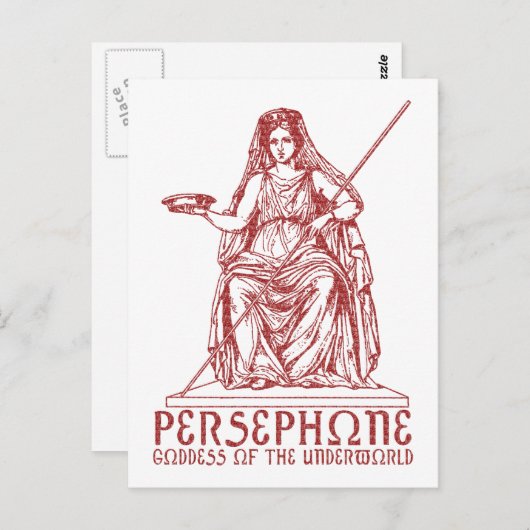 Persephone Postkarte (Vorne/Hinten)