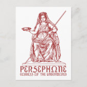 Persephone Postkarte (Vorderseite)