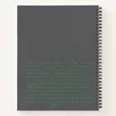 Persephone, Queen of the Underworld Notizblock (Rückseite)