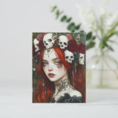 Persephone Red Hair Postkarte (Stehend Vorderseite)