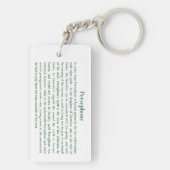 Persephone Schlüsselanhänger (Rückseite)