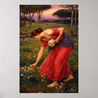 Persephone von John William Waterhouse Poster