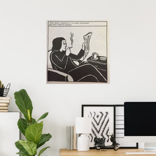 Persepolis Educate sich selbst Poster (Heimbüro)