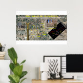 Persepolis Pleiades Muster 1 Poster (Heimbüro)