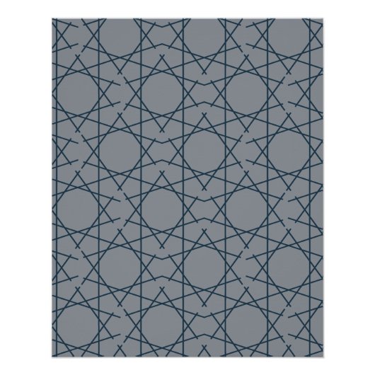 Persepolis Stein geometrisches Muster Poster (Vorderseite)