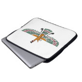 Perser Farohar Laptop-Hülse Laptopschutzhülle (Vorne Knopf)