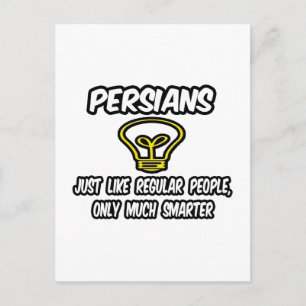 Perser... Regelmäßige Leute, nur klüger Postkarte