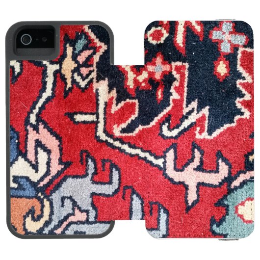 Perser-Teppich-Foto Incipio iPhone Geldbeutel-Hülle (Folio Geöffnet)