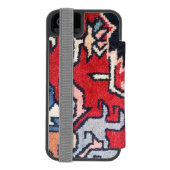 Perser-Teppich-Foto Incipio iPhone Geldbeutel-Hülle (Folio Rückseite)