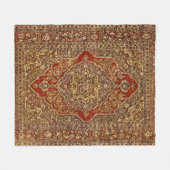 Perser-Teppich-Look - Tabris Fleecedecke (Vorderseite (Horizontal))