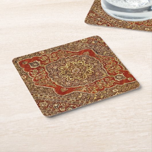 Perser-Teppich-Look - Tabris Untersetzer (angewinkelt)
