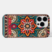 Perser-Teppich orientalischer Teppich iPhone Hülle (Rückseite (Horizontal))