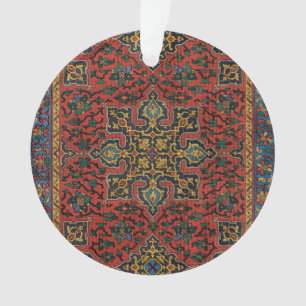 Perser Teppich Rot Blau Klassisch Ornament