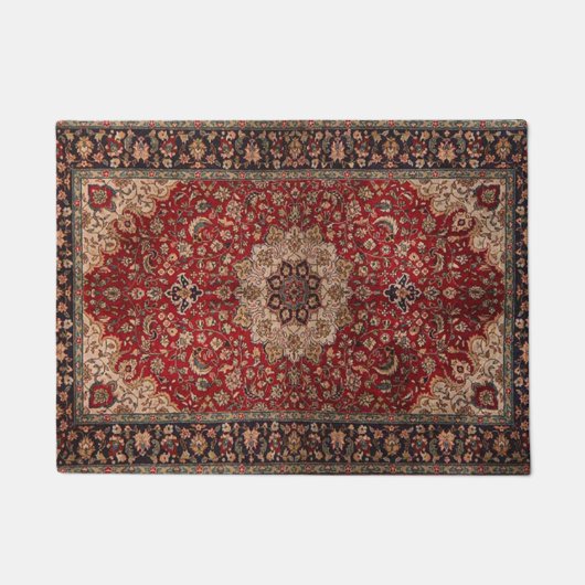 Perser-Teppich-Türmatte Fußmatte (Vorderseite)