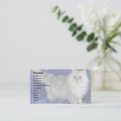 Perser, Zinn Visitenkarte (Stehend Vorderseite)