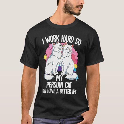 Perserkatze 2 T-Shirt (Vorderseite)