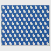 Perserkatze auf blau geschenkpapier (Flach)