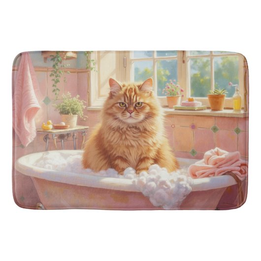Perserkatze Badezimmer Dekor Badematte (Vorderseite)